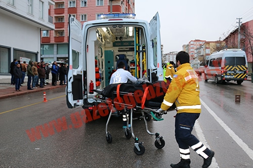 Karşıdan karşıya geçerken can verdi!