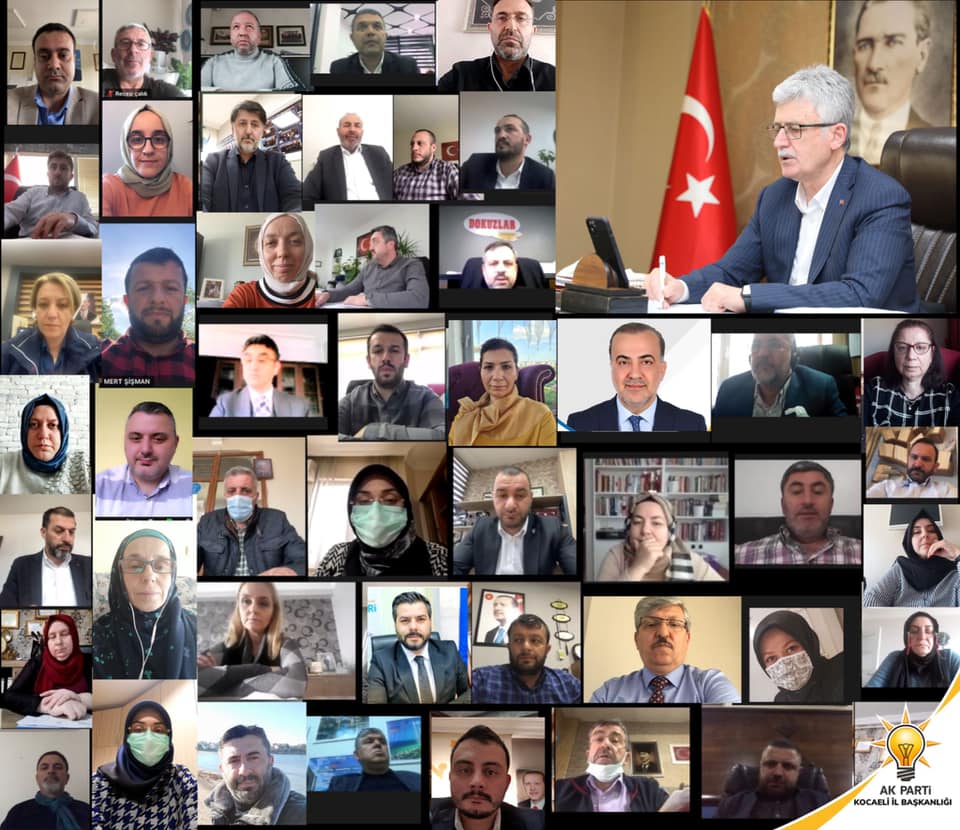 AK Parti il yönetiminden online toplantı! AK Parti il yönetiminden online toplantı!