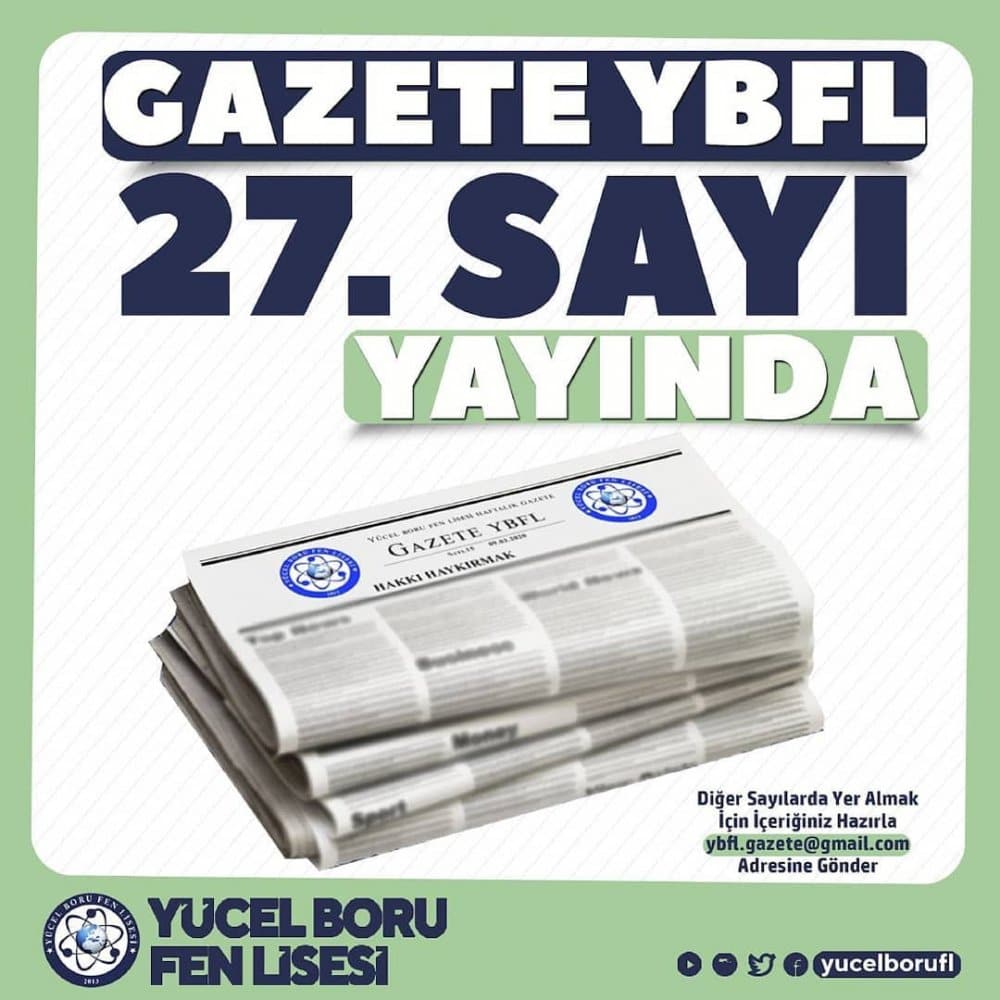 Gazete YBFL’nin 27. sayısı yayında!