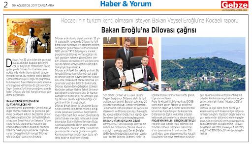 Orman Bakanı Pakdemirli’ye Dilovası Mektubu