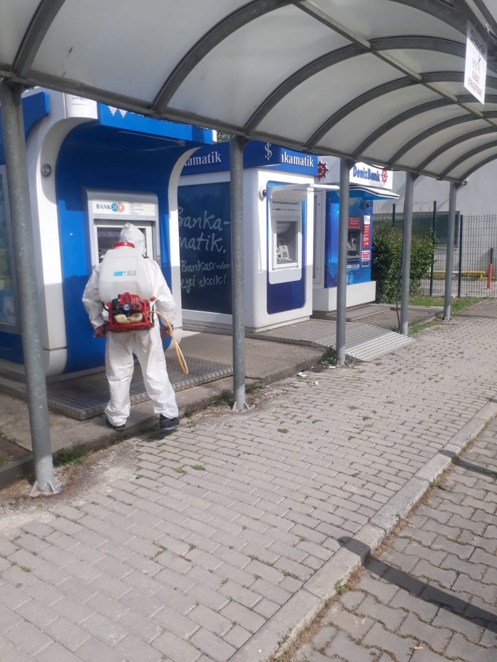 Dezenfekte çalışmaları hız kesmiyor! Dezenfekte çalışmaları hız kesmiyor!