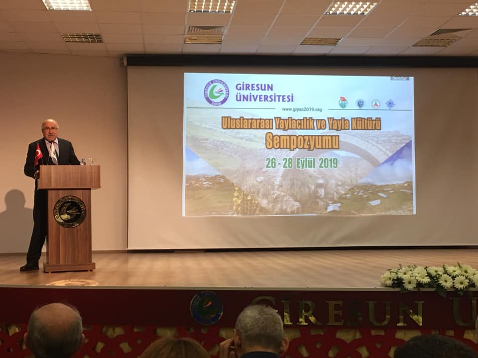 Giresun’da Yayla Kültürü ve Yaylacılık Sempozyumu’na katıldım