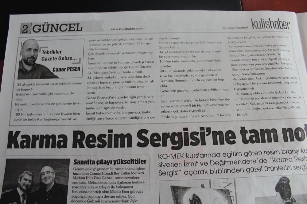 Caner Pesen, "Her şehide bir zeytin fidanı" etkinliğini yazdı