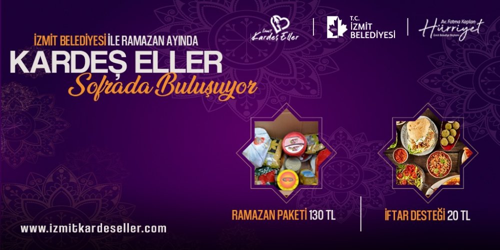 İzmit’in Kardeş Elleri iyilikte buluşuyor