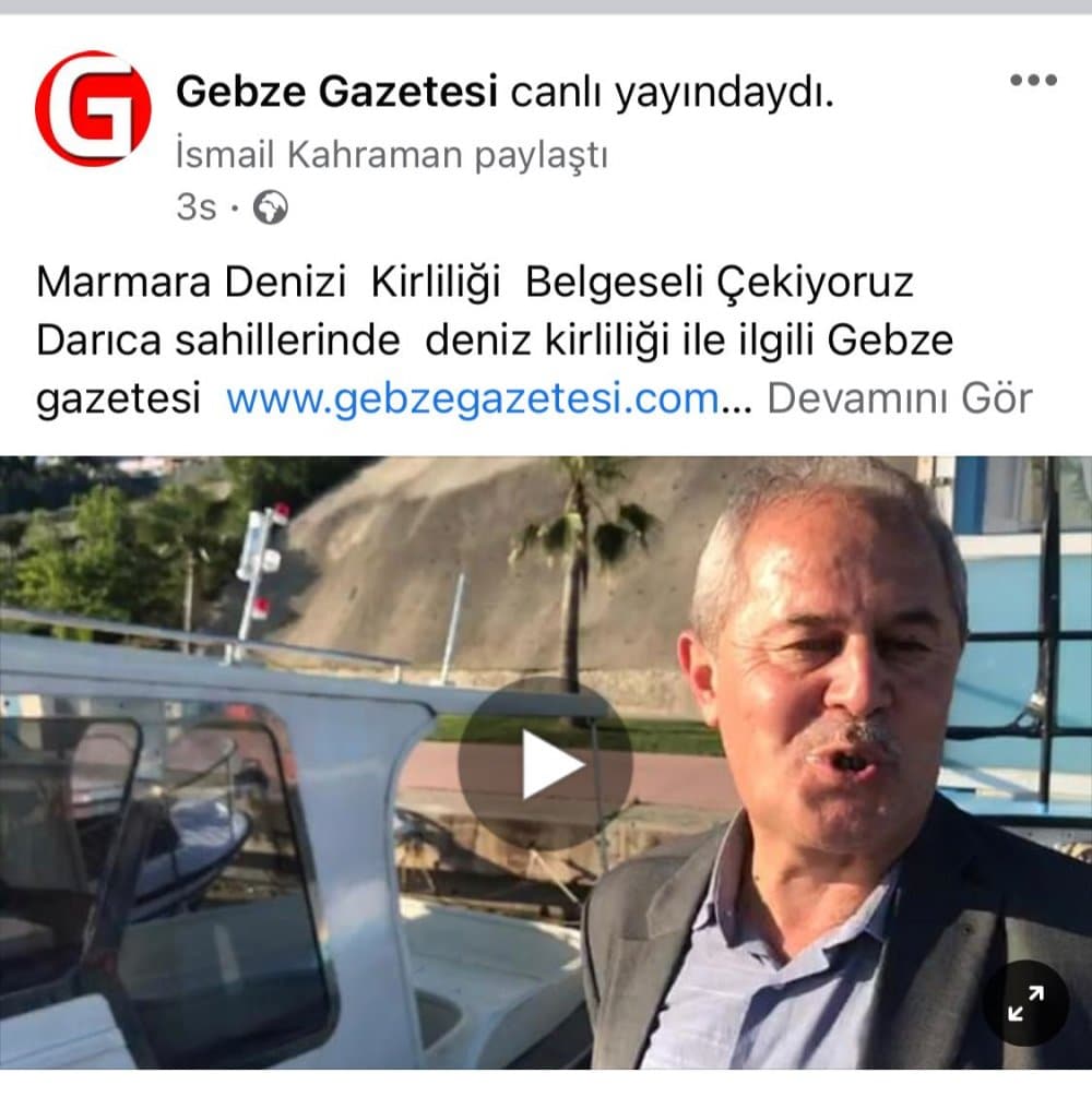 Denizi Kirliliği Belgeseli Çekiyoruz