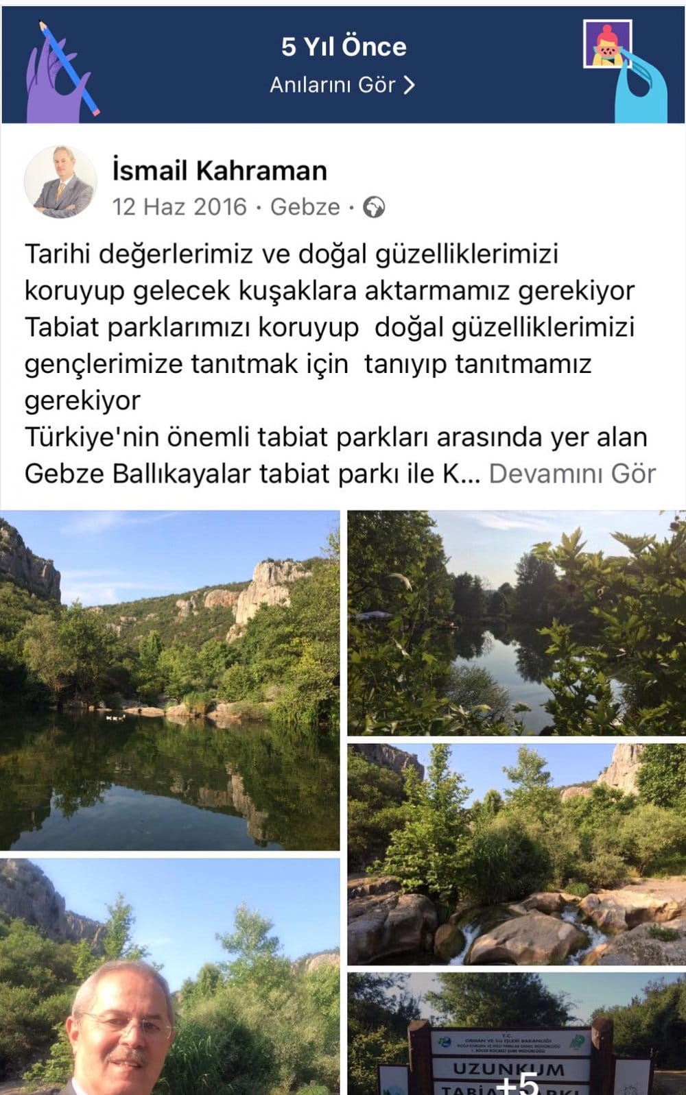 Dünya Çevre Günü ve Ballıkayalar Tabiat Parkı ile ilgili 5 Yıl Önce Ne Yazdık…?