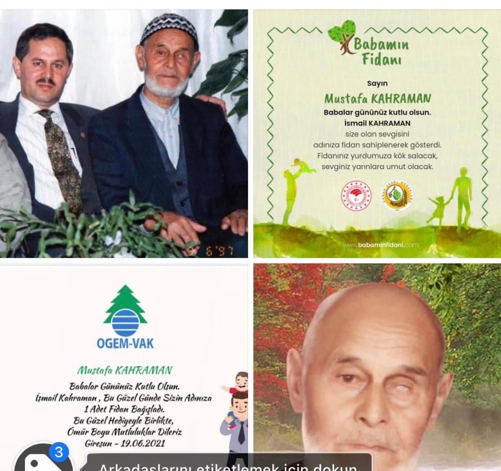 Orman Genel Müdürlüğü’nden her babaya fidan
