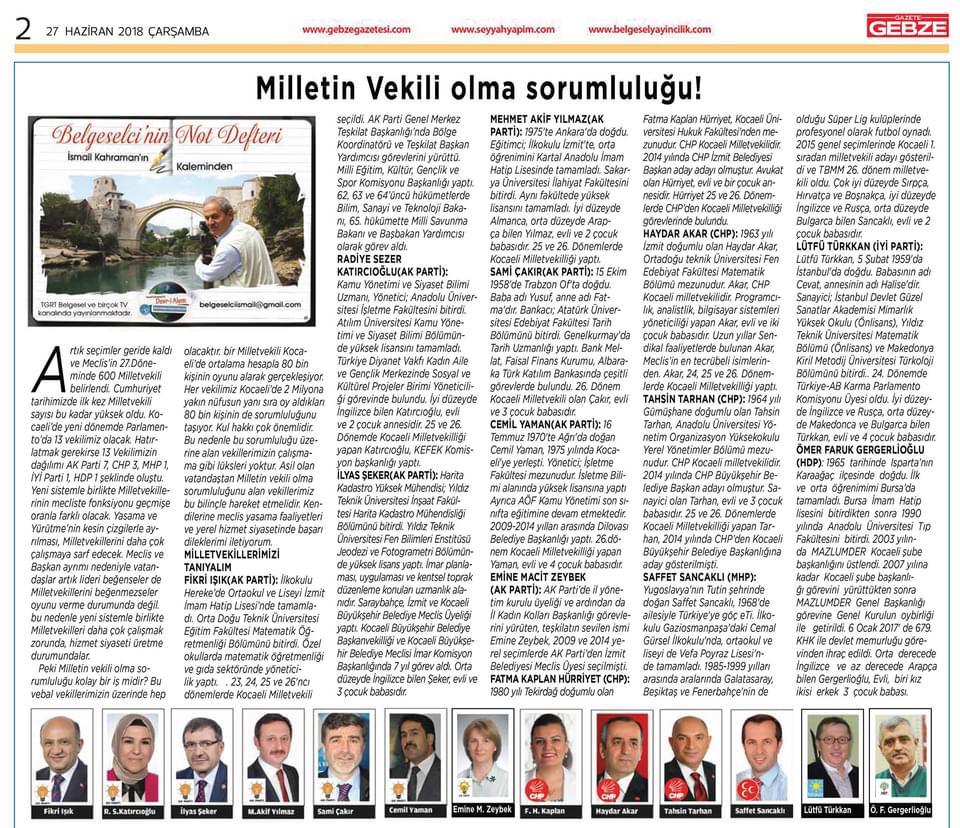 Milletvekillerimiz Yaptıkları Hizmetleri Halka Açıklamalı