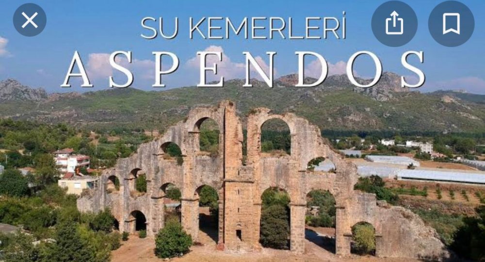 Belgesel Tadında Aspendos Su Kemerlerinde Devri Alem