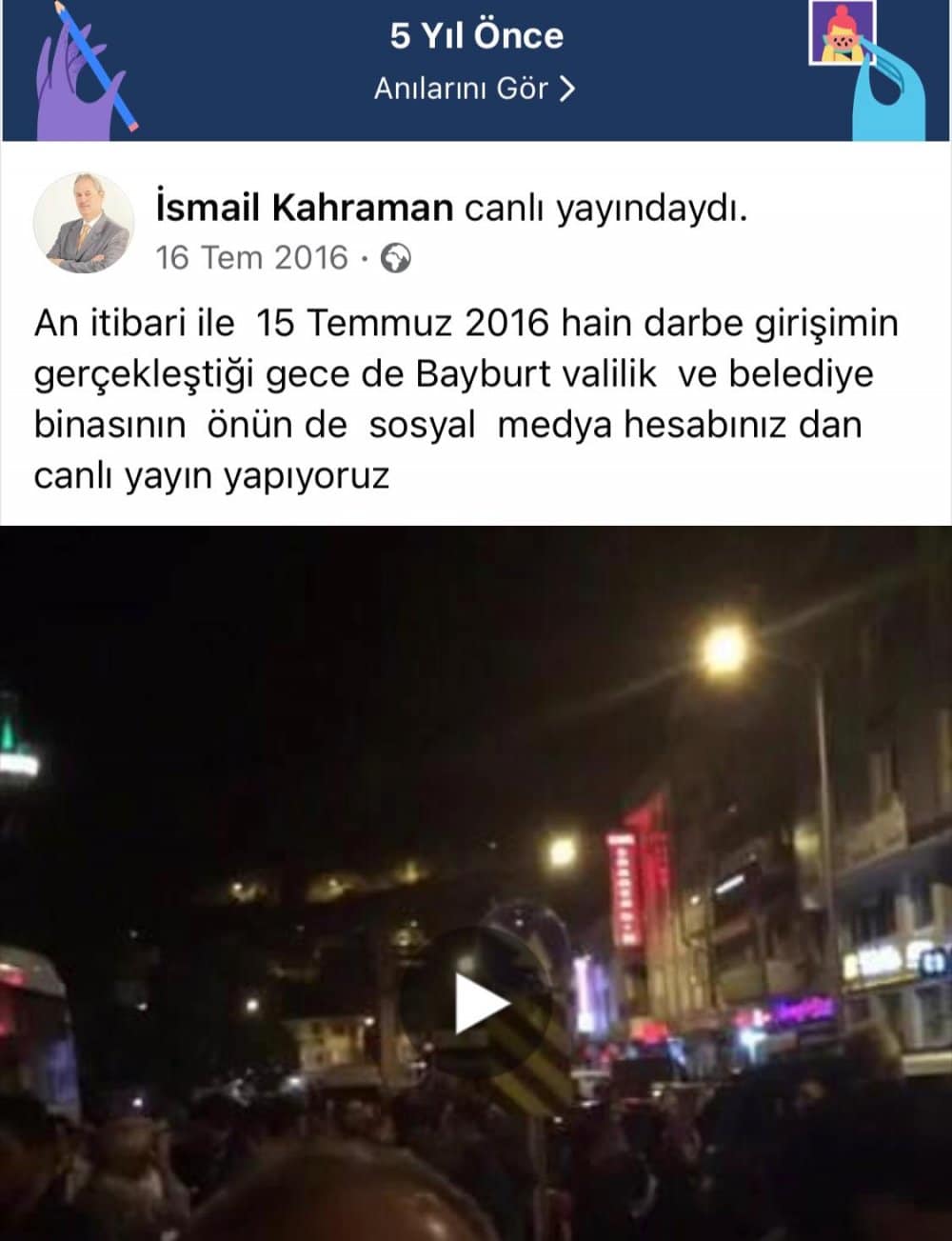 Hain Darbe Girişimi ve Gazetecilik Anılarım