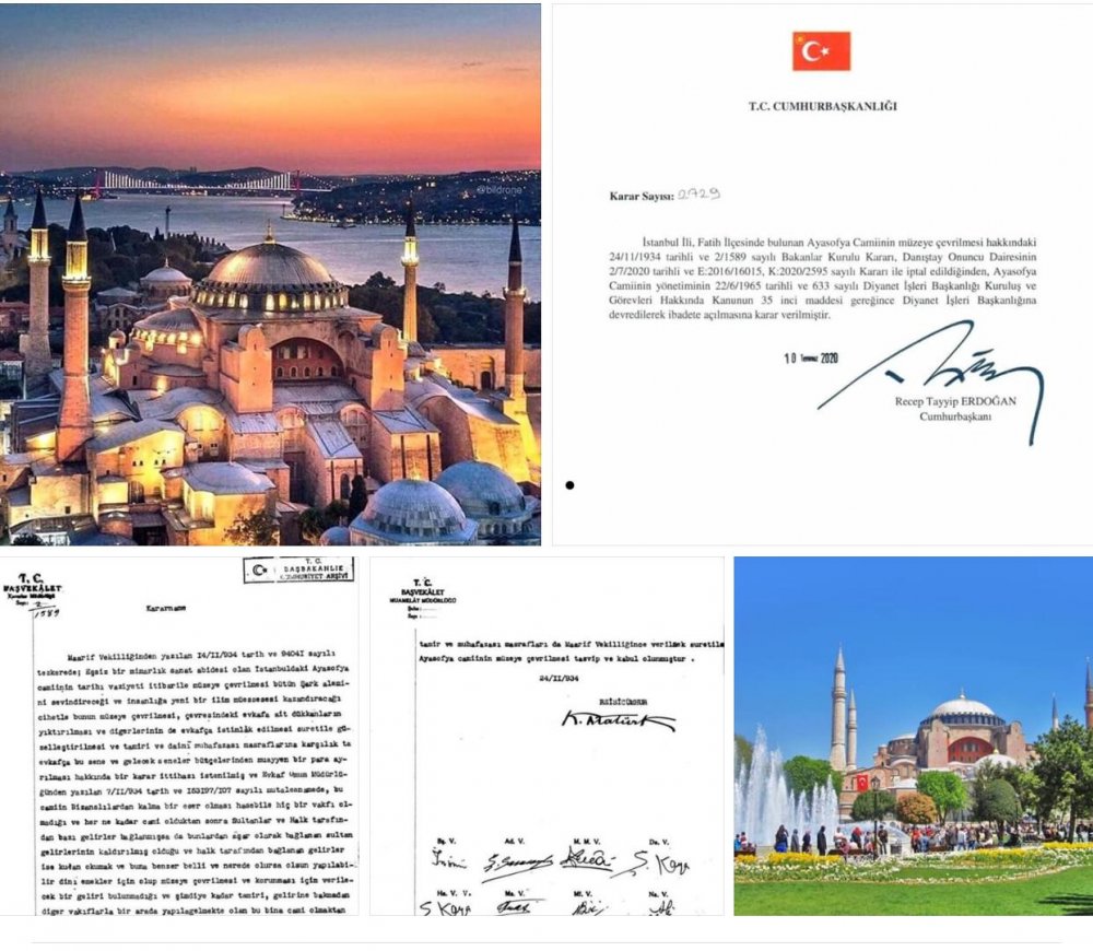 Ayasofya’nın müzeden camiye dönmesine şahitlik yaptık 