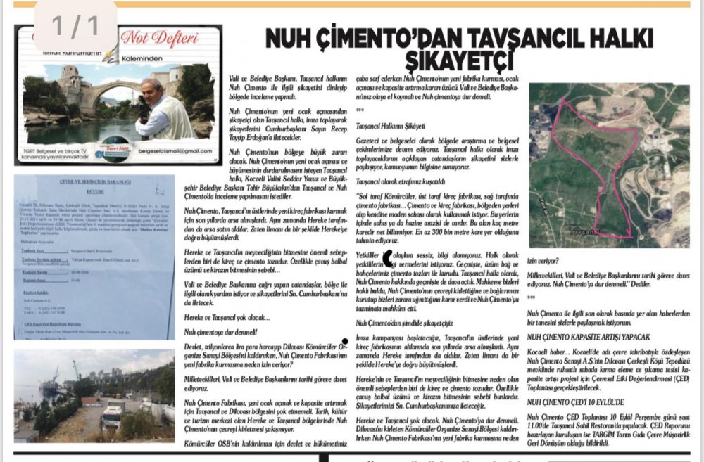 Milletvekili, Büyükşehir ve Dilovası Belediye Başkanları Nuh Çimento İle İlgili Ne Dedi?