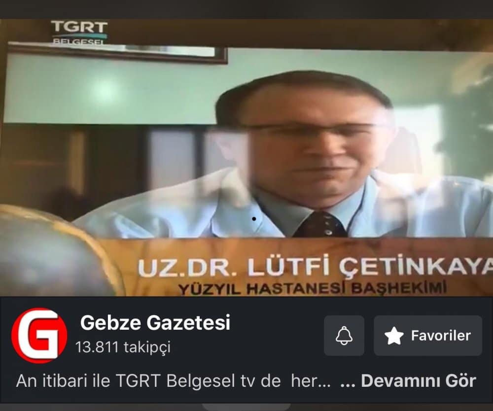 Dr. Lütfi Çetinkaya'nın Vefatının Ardından