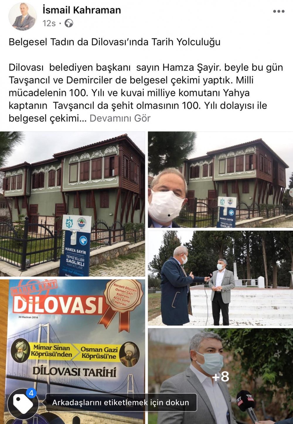 Anadolu Ajansı'ndan Yahya Kaptan Haberi 