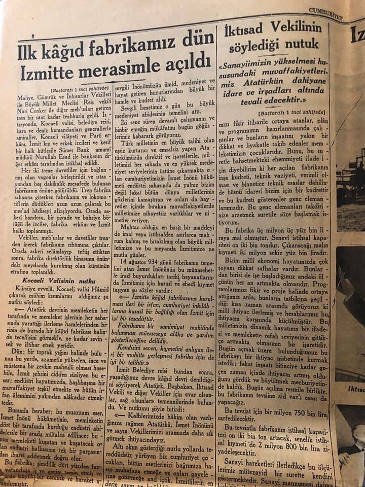 Sanayi Tarihimizde SEKA Kağıt Fabrikası'nın Yeri ve Önemi