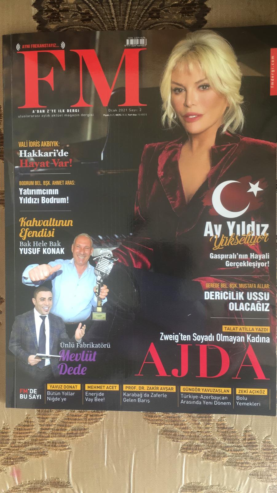 Kardeş Şehirler ve FM Dergisi'nde Yayınlanan Kıbrıs Yazım