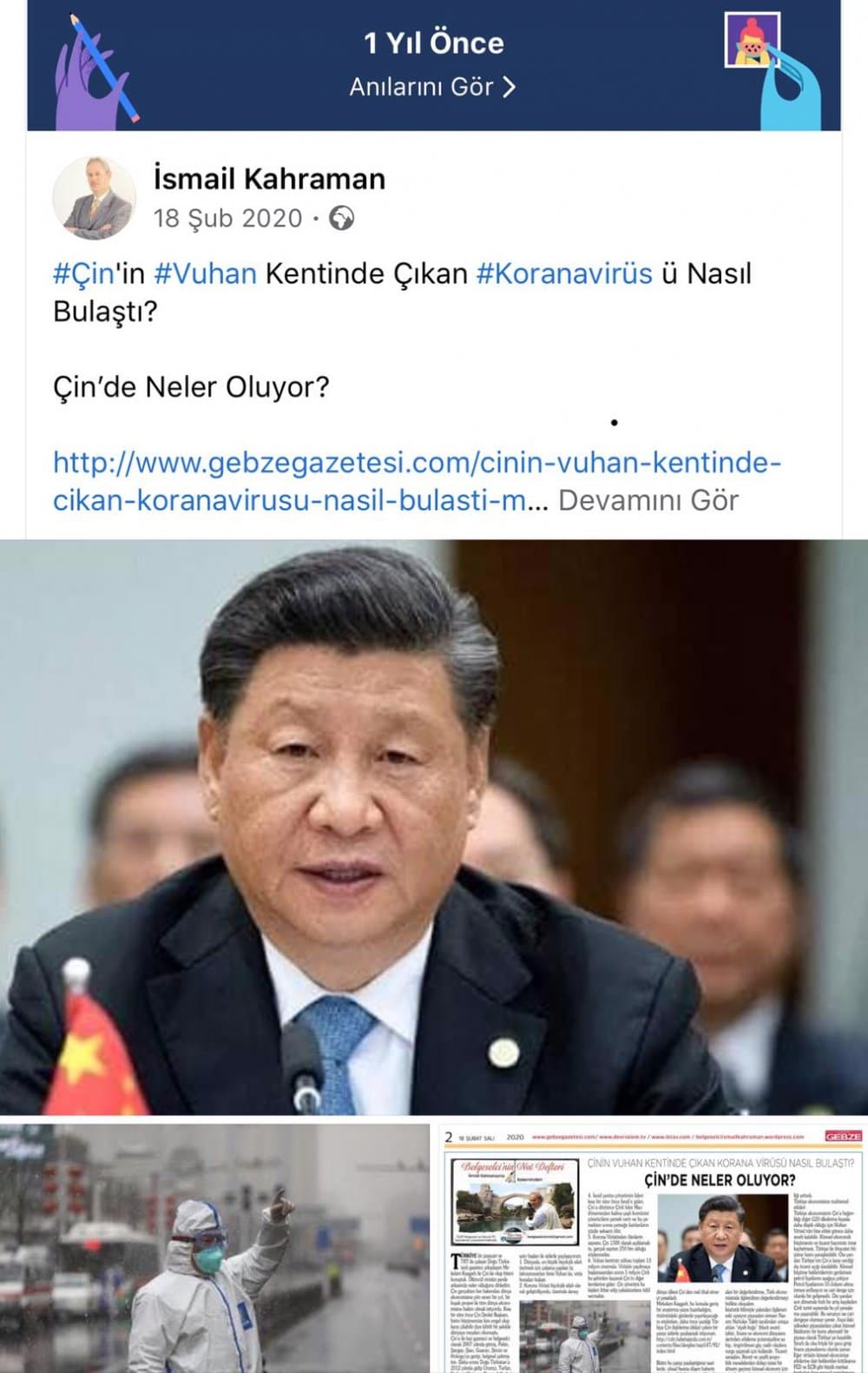 Dünya İnsanlığına ve Ülkemize Savaş Açan Korona Vebası Nasıl Yayıldı?