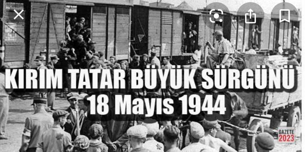 Kırım Tarar Sürgününün 77. Yılı Kırım Tarar Sürgününün 77. Yılı