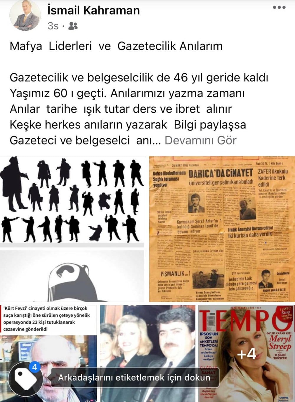 Mafya Liderleri ve Gazetecilik Anılarım Mafya Liderleri ve Gazetecilik Anılarım