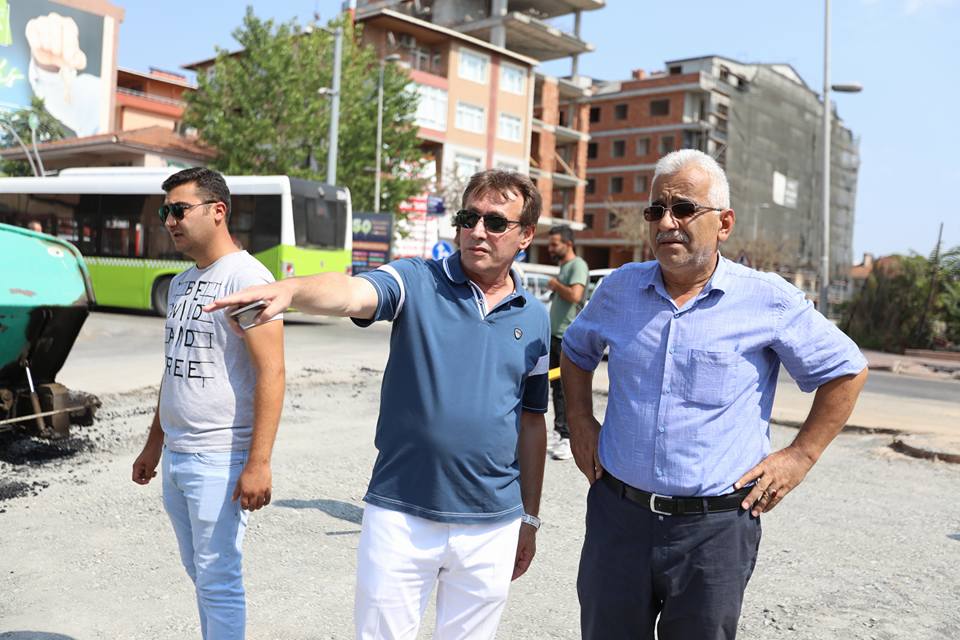 Ali Haydar Efendi caddesi yenileniyor! Ali Haydar Efendi caddesi yenileniyor!