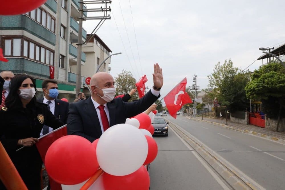 Moral otobüslü 29 Ekim kutlaması!