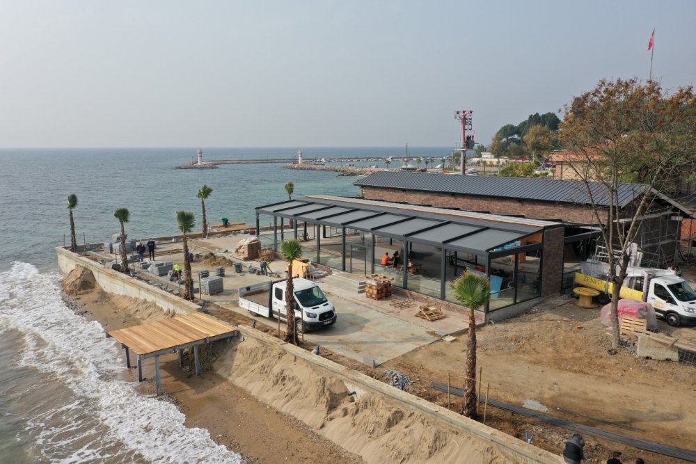 Bu restoran Darıca sahil parkının incisi olacak Bu restoran Darıca sahil parkının incisi olacak