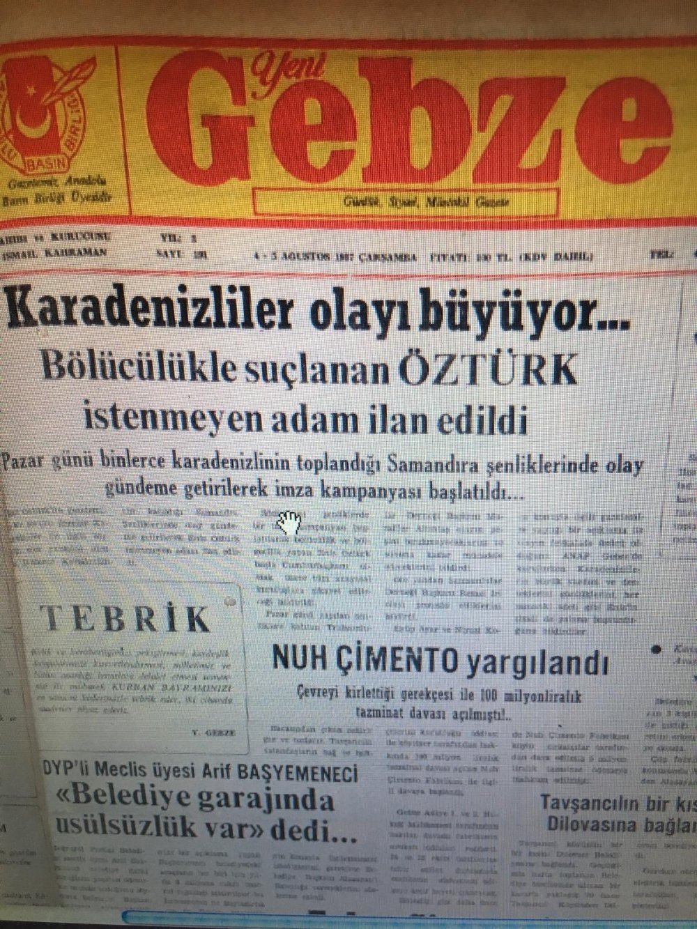 Milletvekili, Büyükşehir ve Dilovası Belediye Başkanları Nuh Çimento İle İlgili Ne Dedi?