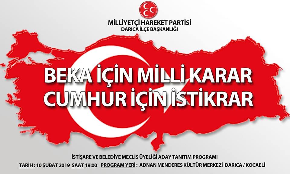 MHP Darıca’da toplanıyor! MHP Darıca’da toplanıyor!