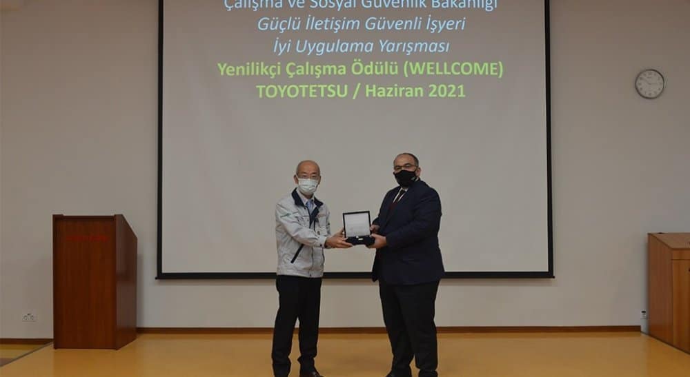 Yenilikçi Çalışma Ödülü Toyotetsu’nun