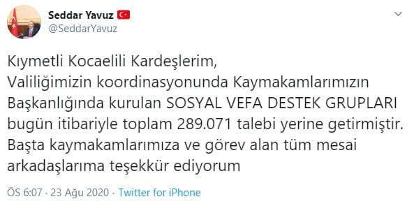 Vefa Grubu, 289 bin 71 talebi yerine getirdi! Vefa Grubu, 289 bin 71 talebi yerine getirdi!
