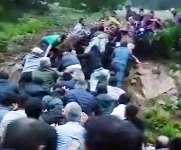 Giresun'da duygulandıran tablo! Giresun'da duygulandıran tablo!