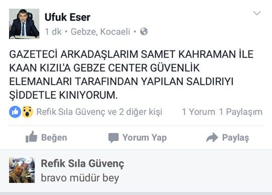 Gazetecilere çirkin saldırı! Gazetecilere çirkin saldırı!