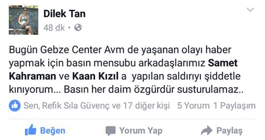 Gazetecilere çirkin saldırı! Gazetecilere çirkin saldırı!