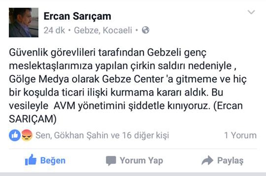 Gazetecilere çirkin saldırı! Gazetecilere çirkin saldırı!