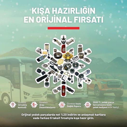 Anadolu Isuzu’dan ‘Kışa Hazırlık’ kampanyası Anadolu Isuzu’dan ‘Kışa Hazırlık’ kampanyası
