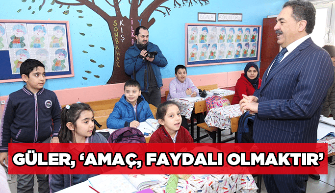 Güler, ''Amaç, faydalı olmaktır''