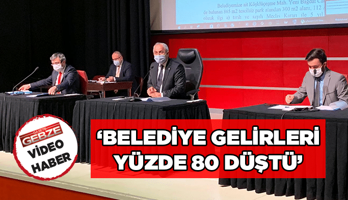 “Belediye gelirleri yüzde 80 düştü”