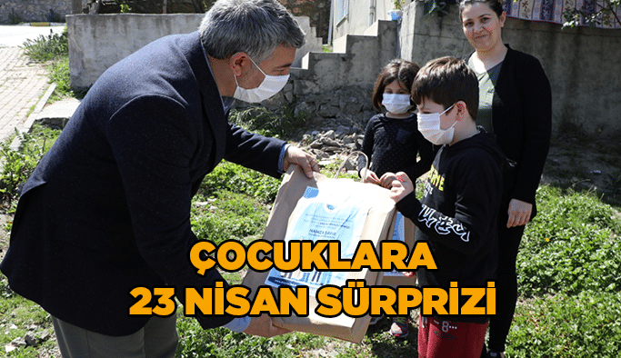 Çocuklara 23 Nisan sürprizi