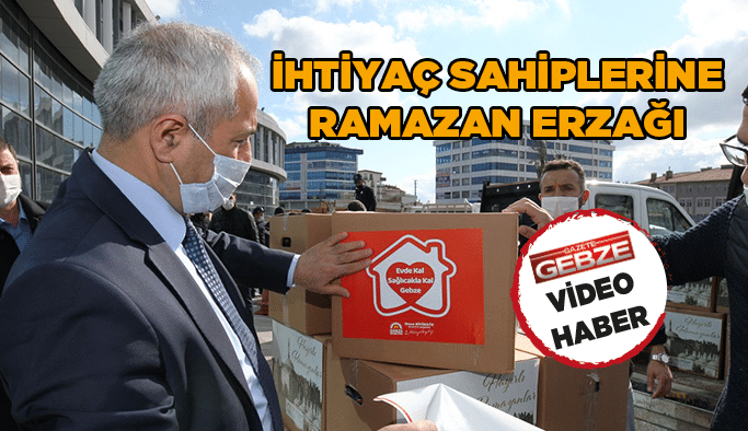 İhtiyaç sahiplerine Ramazan erzağı