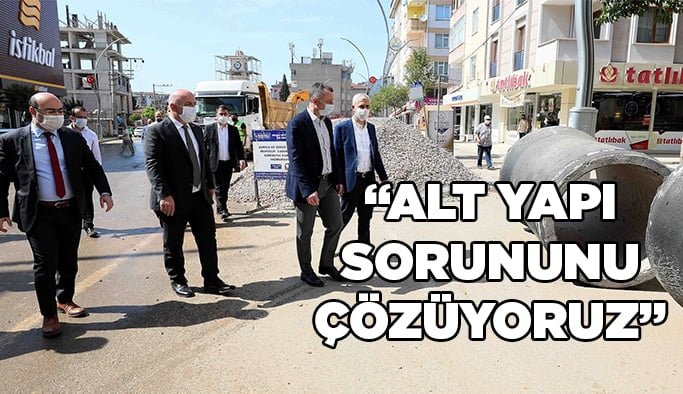 Başkan Büyükakın, ‘’Darıca’da altyapı sorununu çözüyoruz’’
