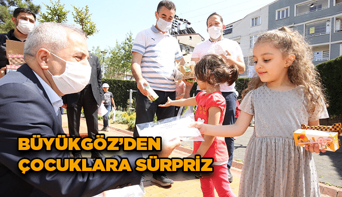 Büyükgöz’den çocuklara sürpriz