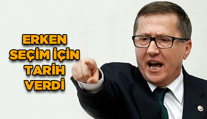 Erken seçim için tarih verdi