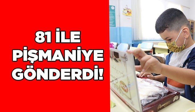 81 ilden 81 okula pişmaniye gitti