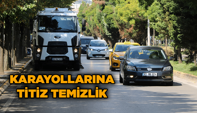 Karayollarına titiz temizlik