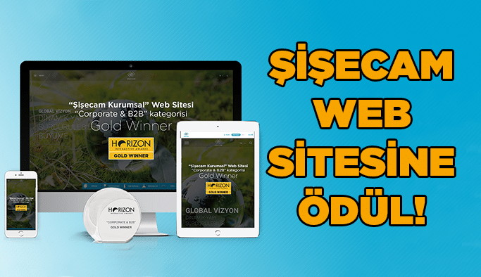 Şişecam web sitesine ödül!