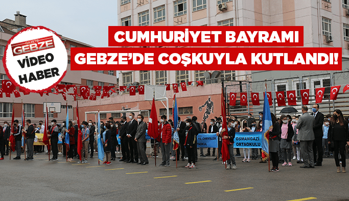 Cumhuriyet Bayramı Gebze’de coşkuyla kutlandı!