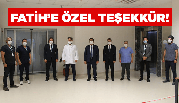 Fatih’e özel teşekkür!