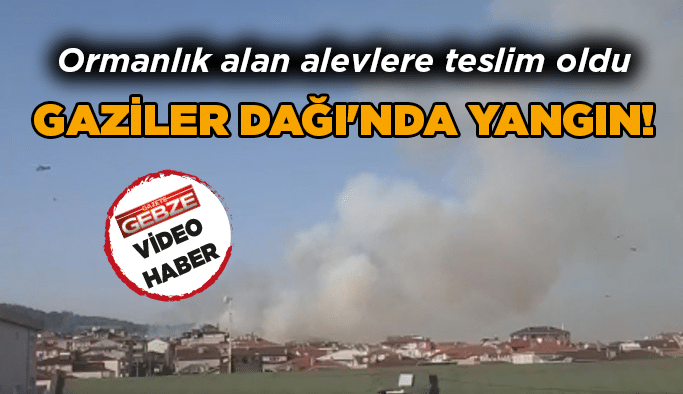 Gaziler Dağı'nda yangın!