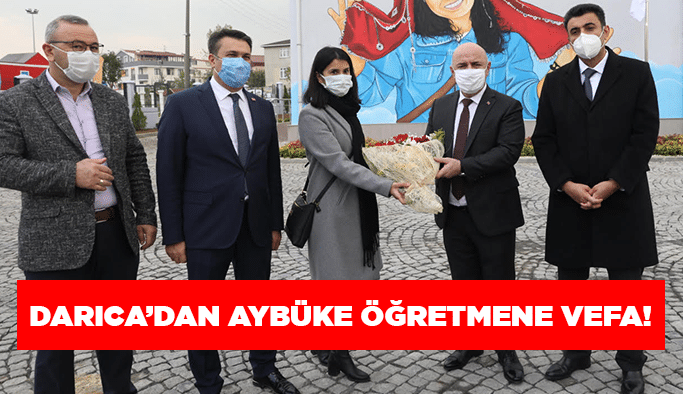 Darıca’dan Aybüke öğretmene vefa!