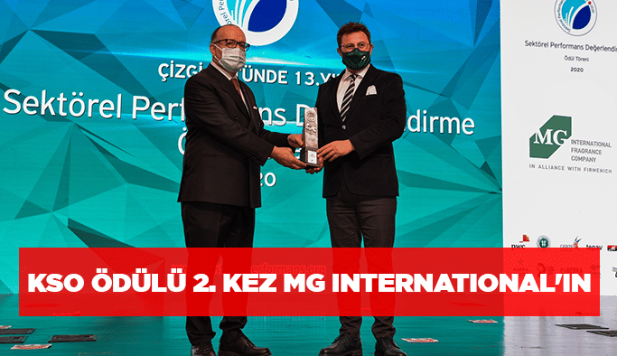 KSO ödülü 2. kez MG International'ın
